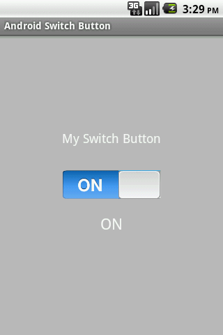 Android OS toggle