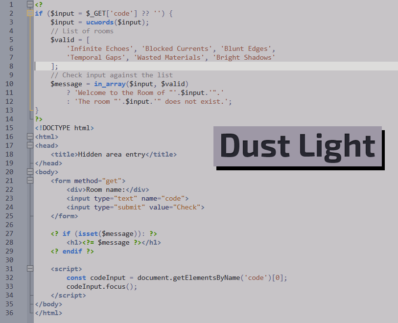 Dust Light theme